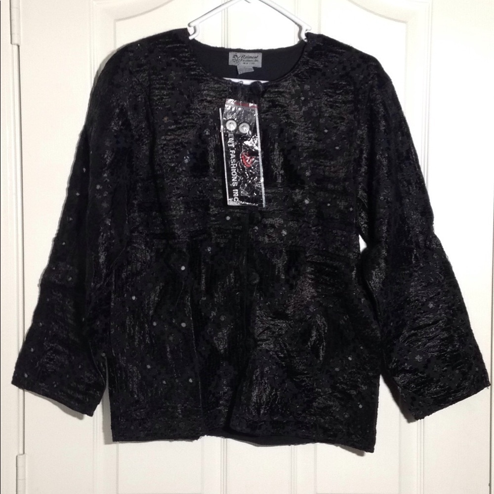 Women's Embroidered Mirrored Jacket small or lrg